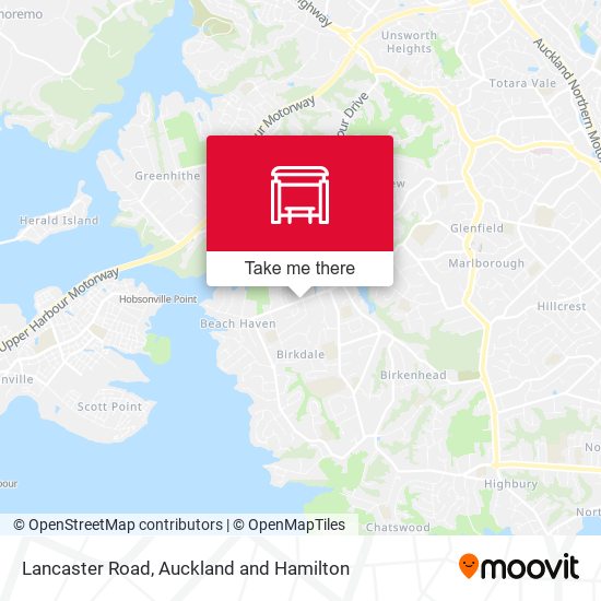 Lancaster Road map