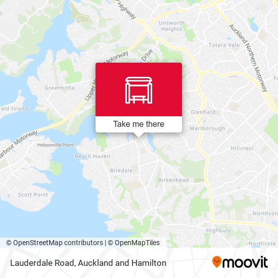 Lauderdale Road map