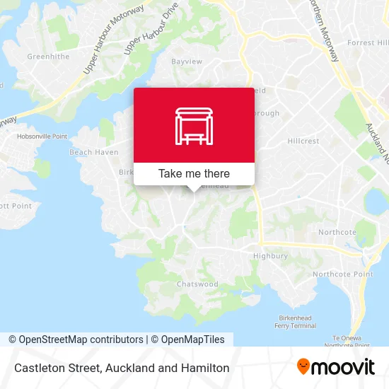 Castleton Street map