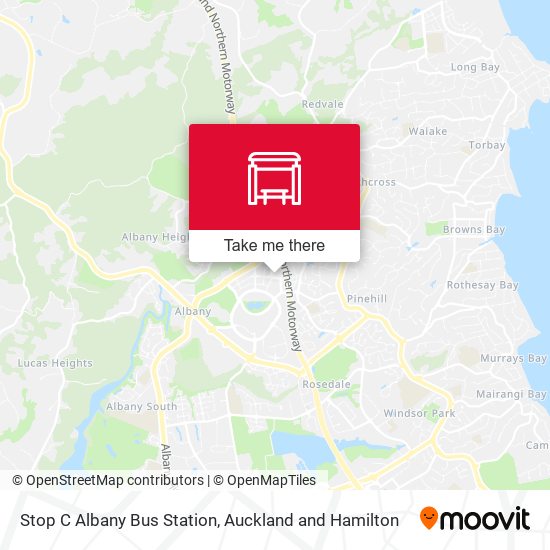 Stop C Albany Bus Station map