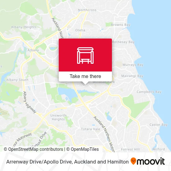 Arrenway Drive/Apollo Drive map