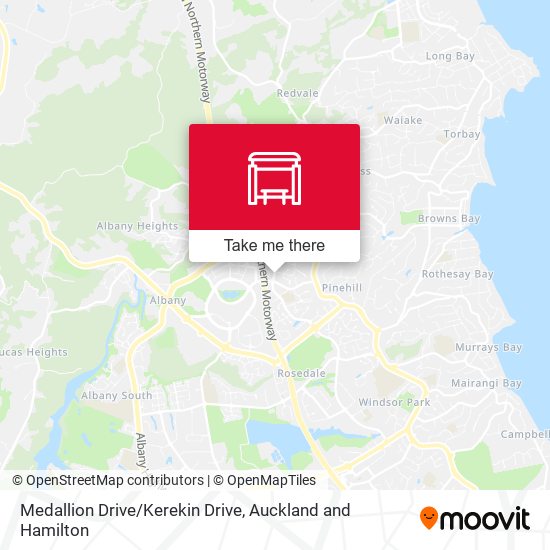 Medallion Drive/Kerekin Drive map