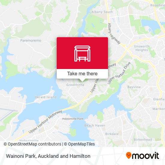 Wainoni Park map