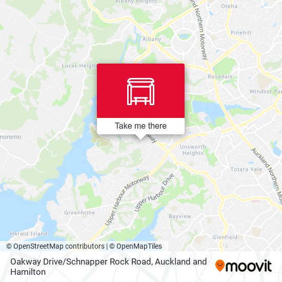 Oakway Drive / Schnapper Rock Road map