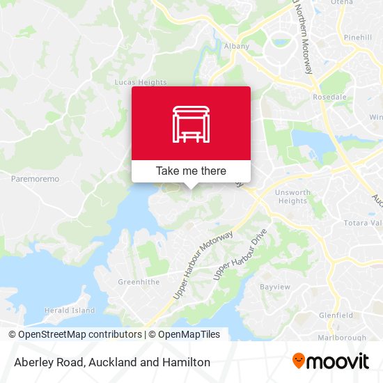 Aberley Road map