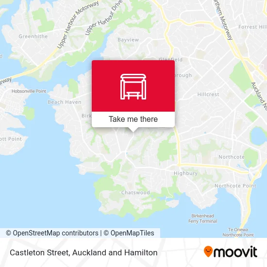 Castleton Street map