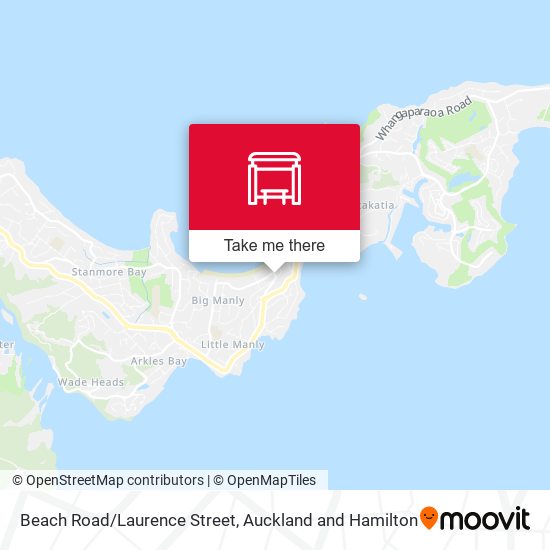 Beach Road/Laurence Street map
