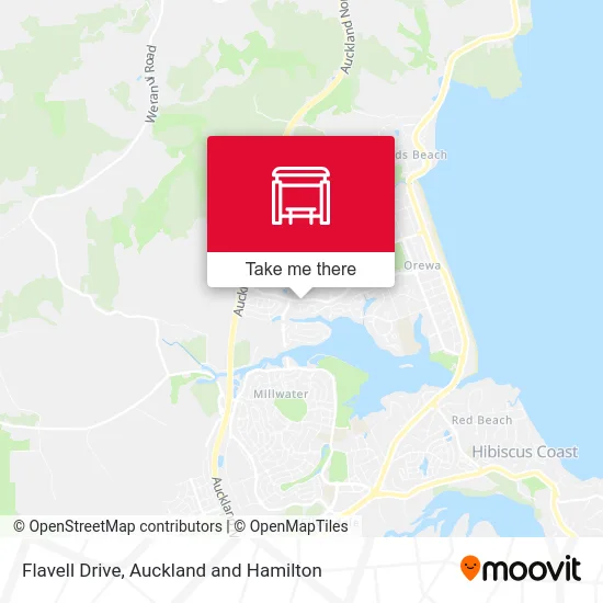 Flavell Drive map
