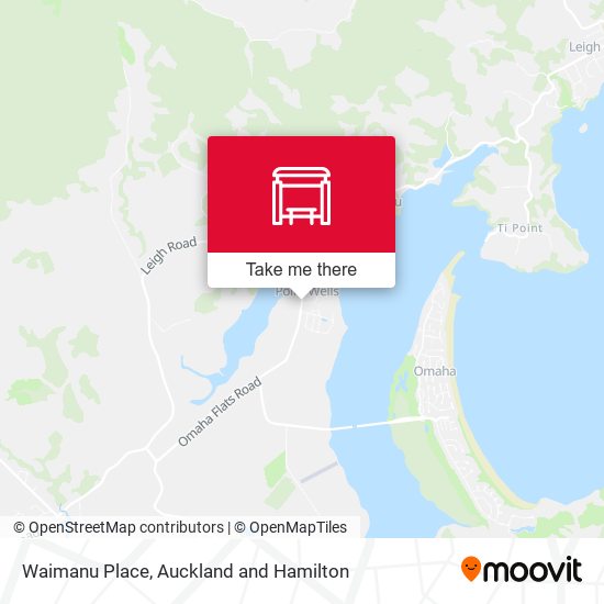 Waimanu Place map