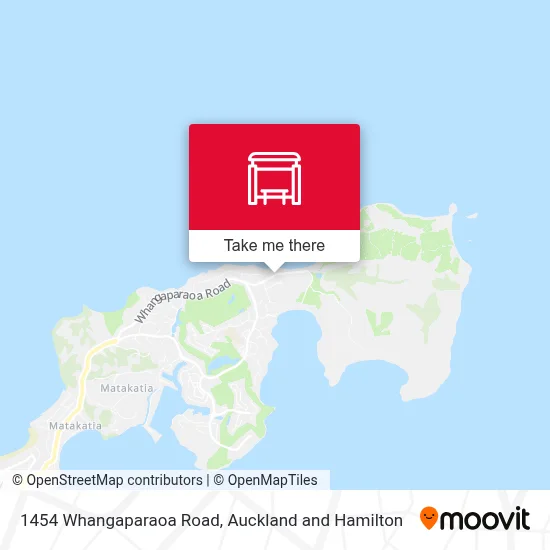 1454 Whangaparaoa Road map