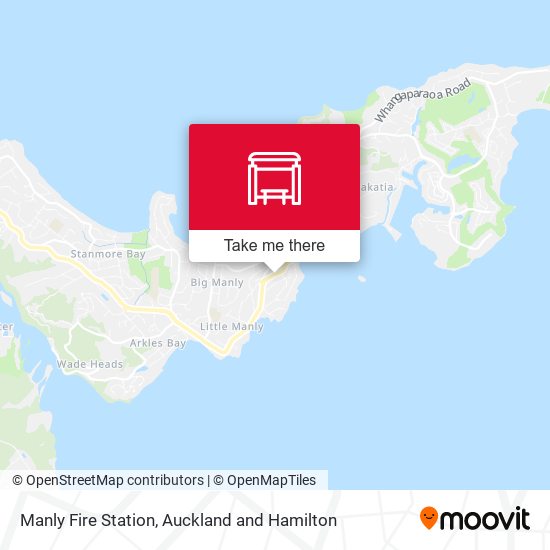 Manly Fire Station map