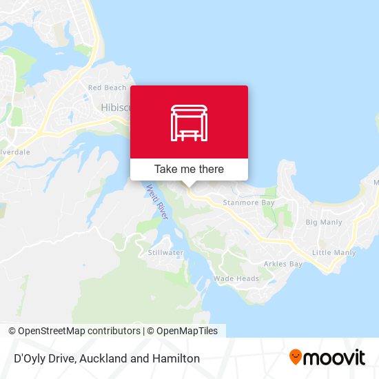 D'Oyly Drive map