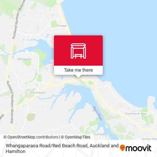 Whangaparaoa Road / Red Beach Road地图