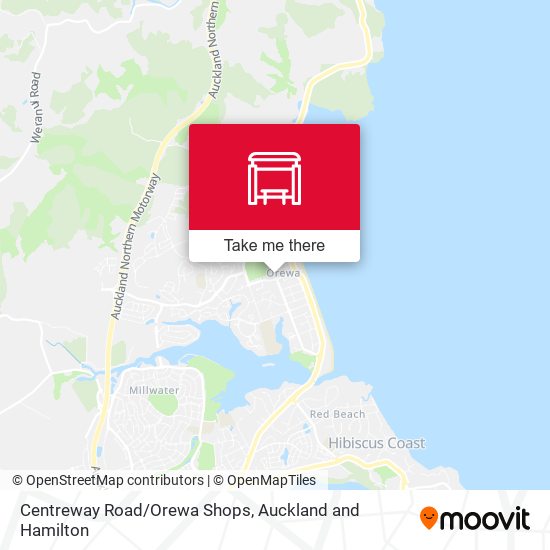 Centreway Road/Orewa Shops map