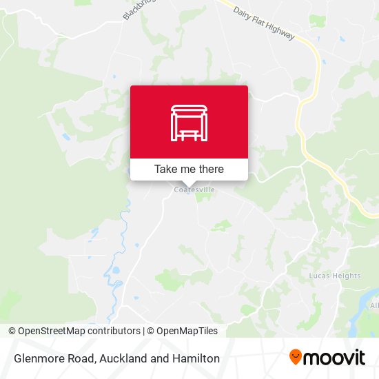 Glenmore Road map