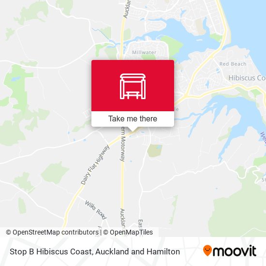 Stop B Hibiscus Coast map