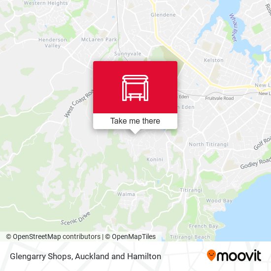 Glengarry Shops map