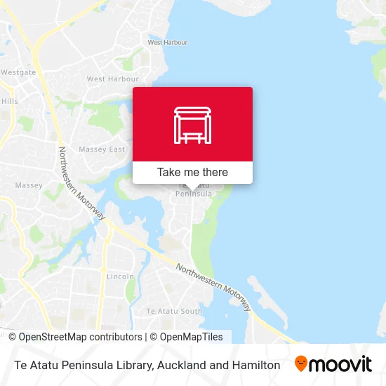 Te Atatu Peninsula Library map