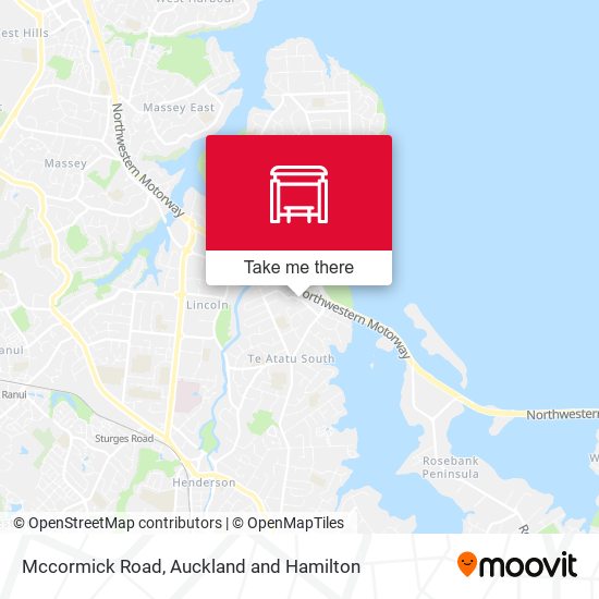 Mccormick Road map