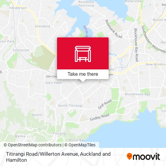 Titirangi Road / Willerton Avenue map