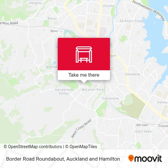 Border Road Roundabout map