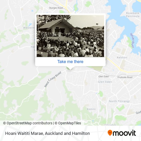 Hoani Waititi Marae map