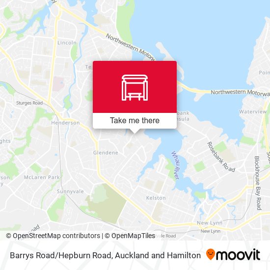 Barrys Road/Hepburn Road map