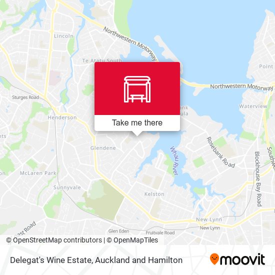 Delegat's Wine Estate map