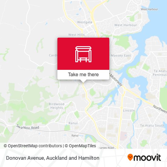 Donovan Avenue map