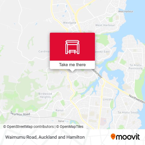 Waimumu Road map