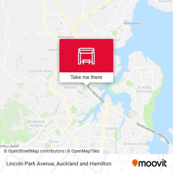 Lincoln Park Avenue map
