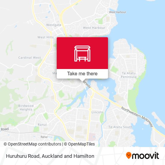 Huruhuru Road map