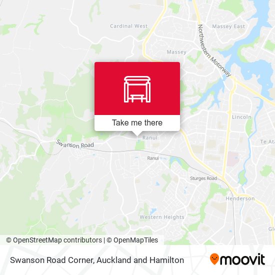 Swanson Road Corner map