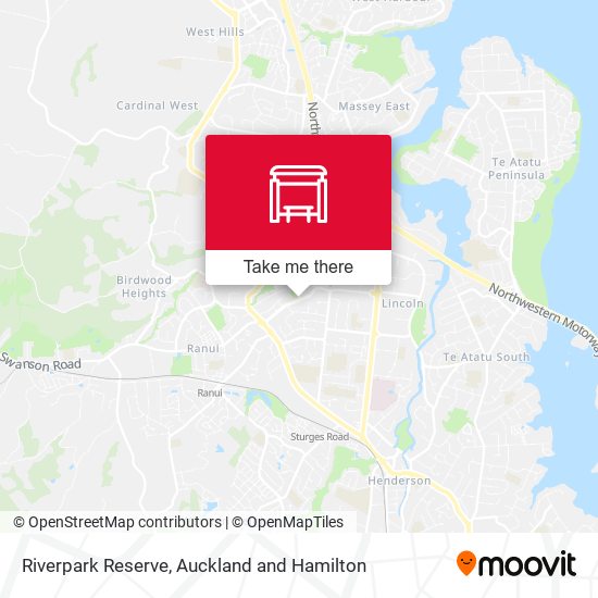 Riverpark Reserve map