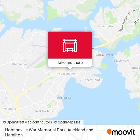 Hobsonville War Memorial Park map