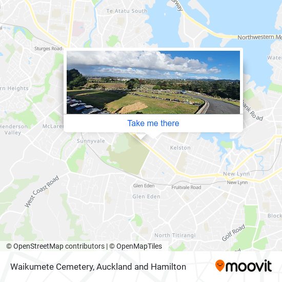 Waikumete Cemetery map