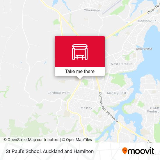 St Paul's School map