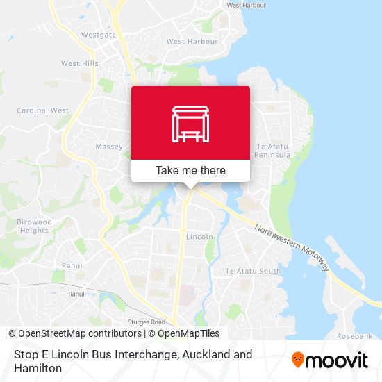 Stop E Lincoln Bus Interchange map