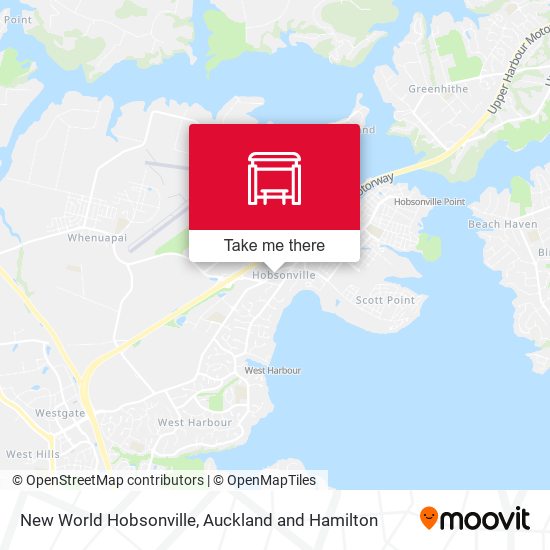 New World Hobsonville map