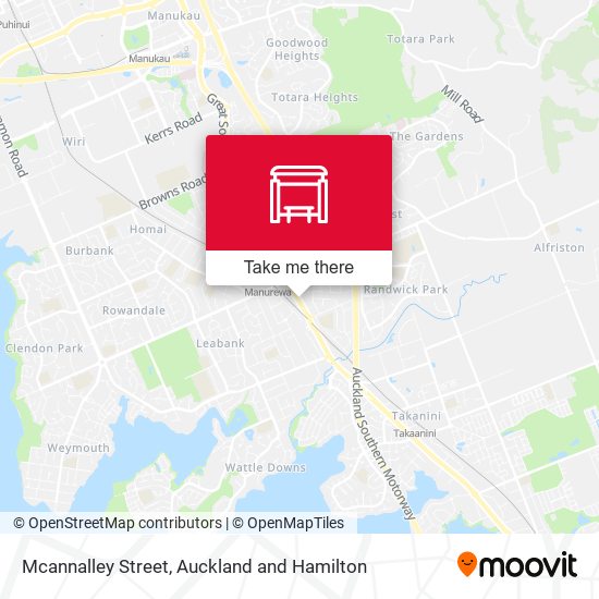 Mcannalley Street map