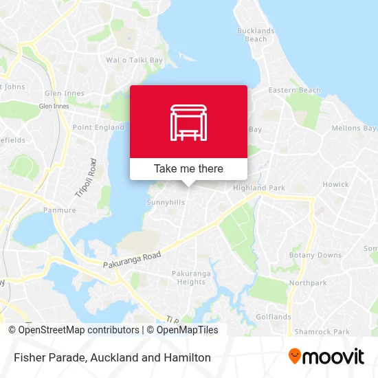 Fisher Parade map