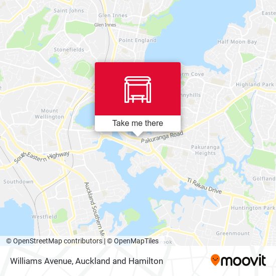 Williams Avenue map