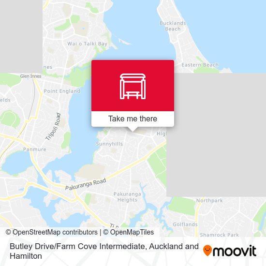 Butley Drive / Farm Cove Intermediate map