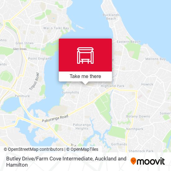 Butley Drive / Farm Cove Intermediate map