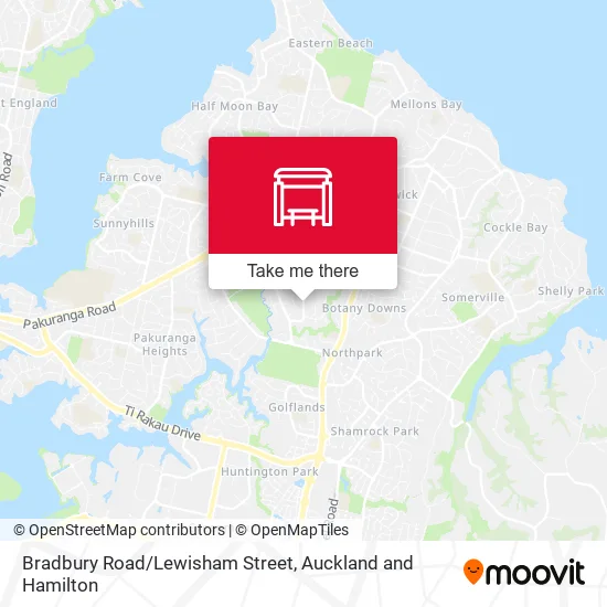 Bradbury Road/Lewisham Street map