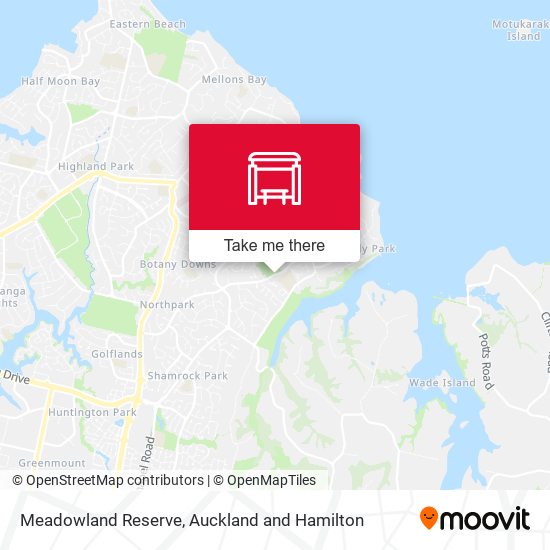 Meadowland Reserve map