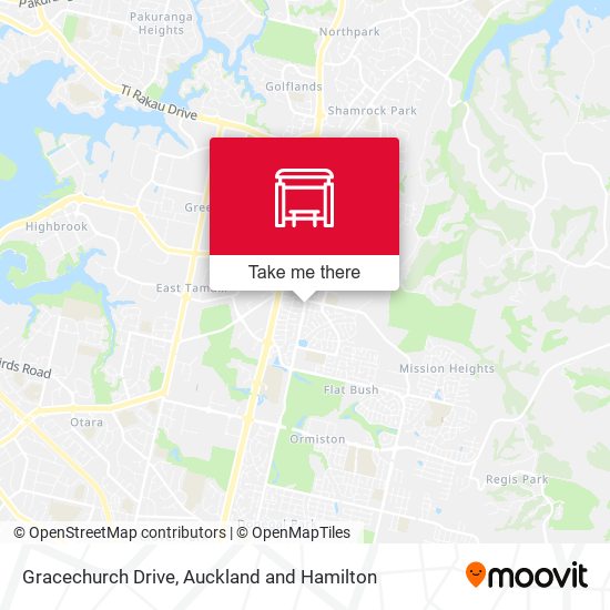 Gracechurch Drive map