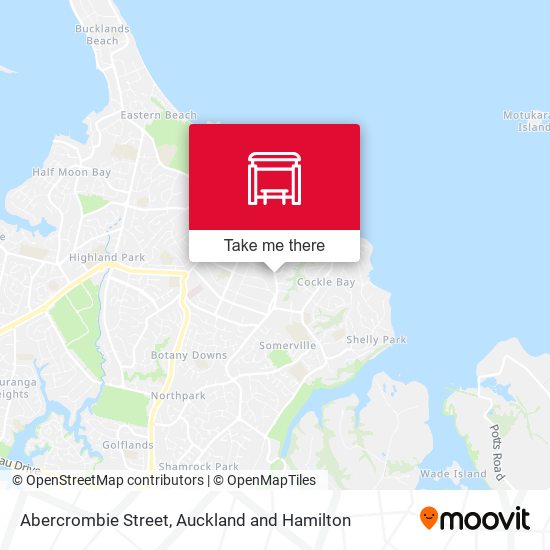 Abercrombie Street map