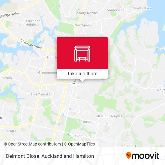 Delmont Close map
