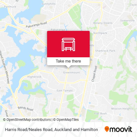 Harris Road/Neales Road map